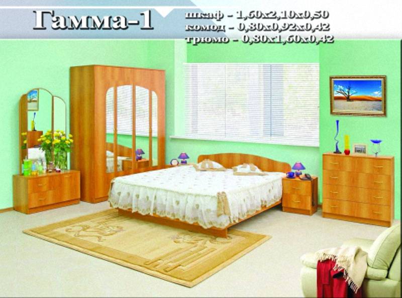 спальный гарнитур «гамма 1» в Махачкале