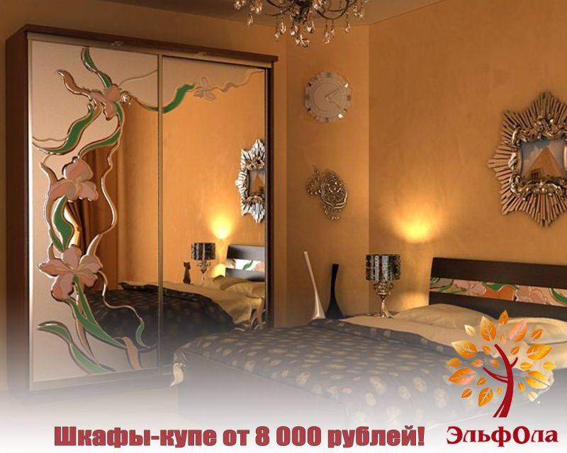шкаф-купе с зеркалом в Махачкале