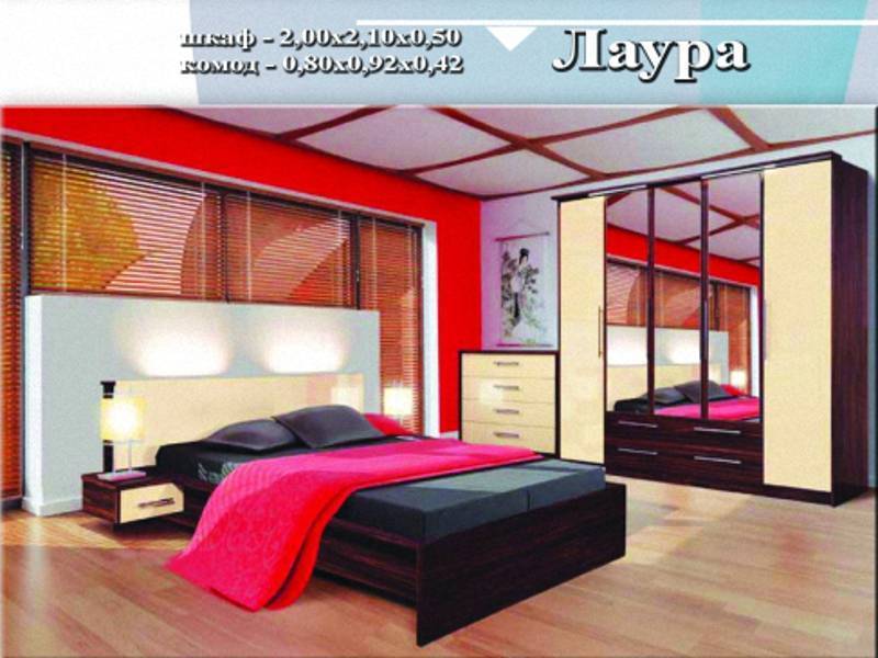 спальный гарнитур «лаура» в Махачкале