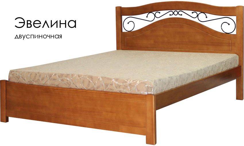 деревянная с ковкой кровать эвелина в Махачкале