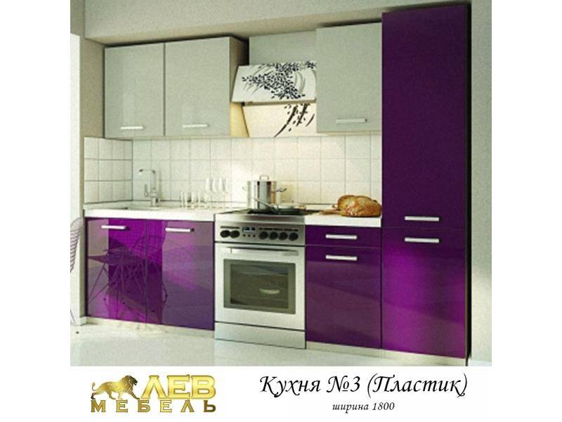 кухня пластик 3 в Махачкале