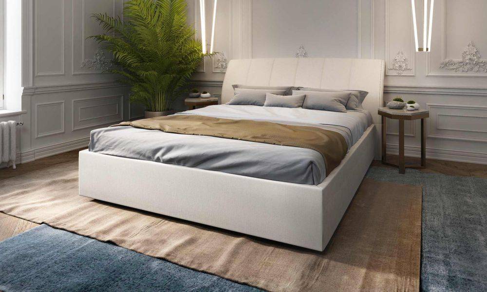 кровать orchidea (орхидея) с изогнутым изголовьем в Махачкале