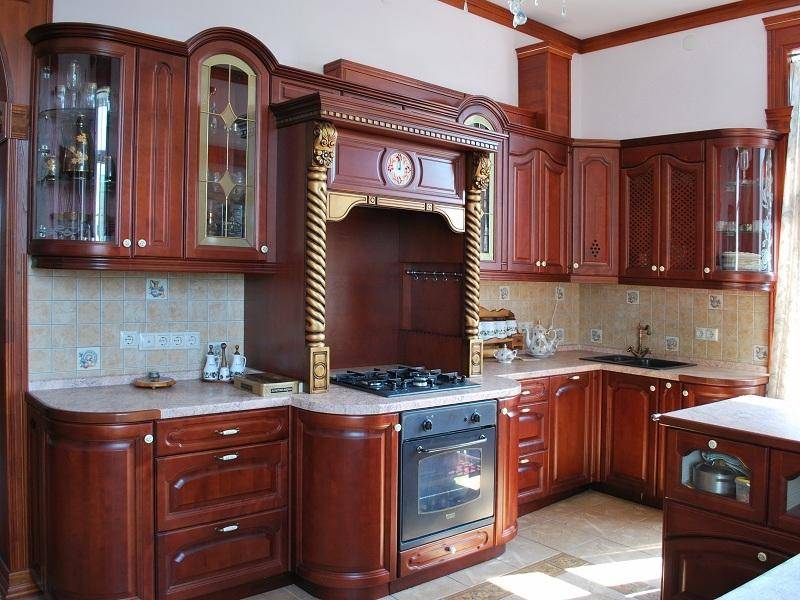 кухонный гарнитур береза цвет вишня в Махачкале