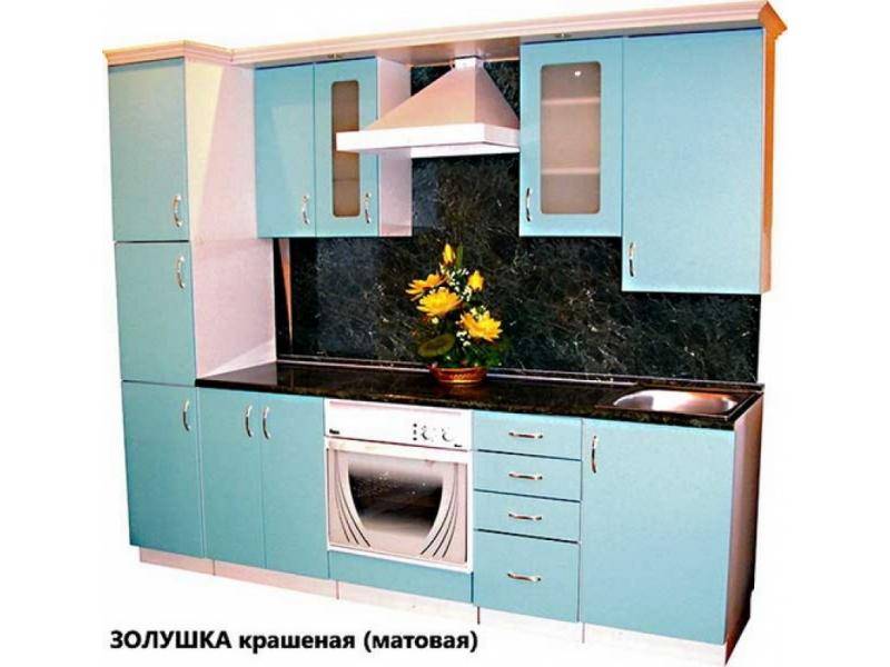 кухня золушка крашеная матовая в Махачкале