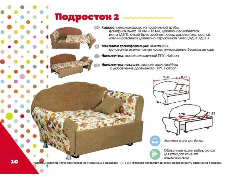 детский диван подросток 2 в Махачкале