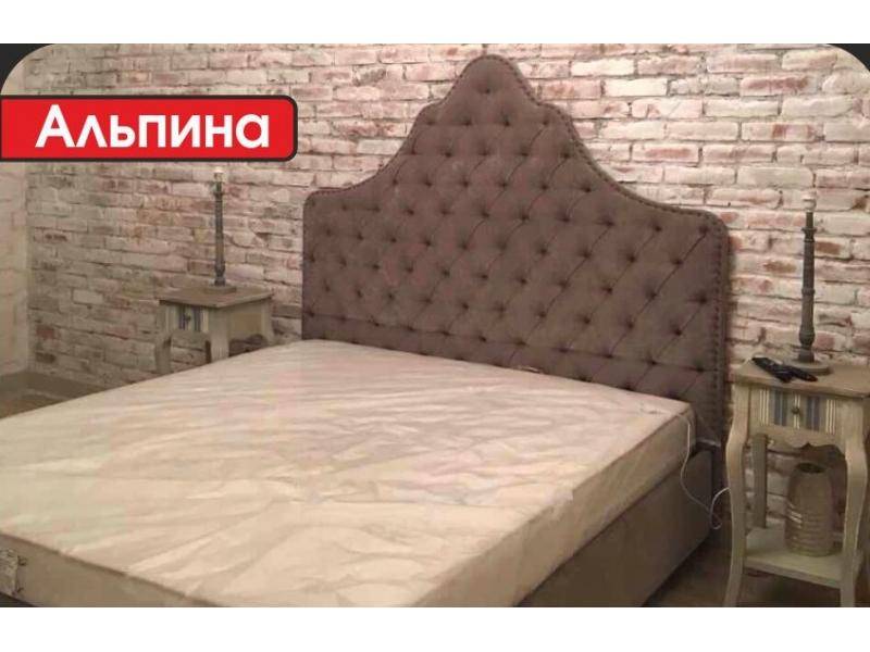кровать с высоким изголовьем альпина в Махачкале