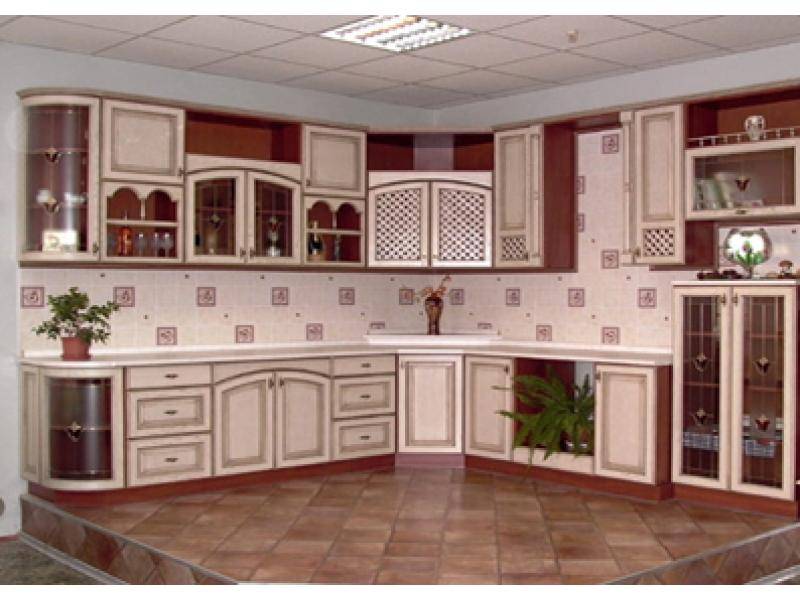 кухня угловая кантри 1 в Махачкале