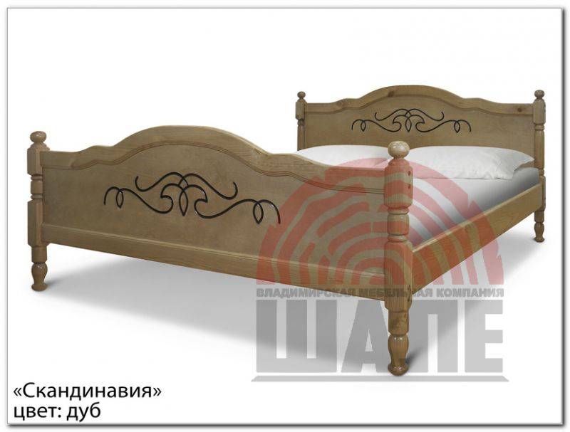 двуспальная кровать скандинавия в Махачкале