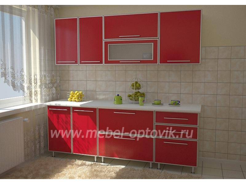 кухонный гарнитур прямой техно в Махачкале