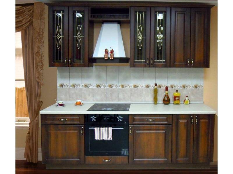 коричневая кухня кантри в Махачкале