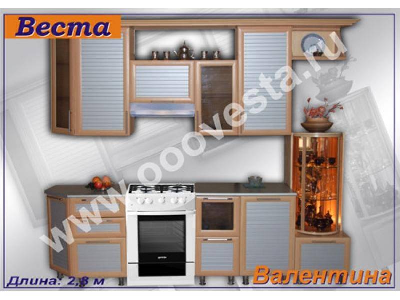 кухонный гарнитур прямой валентина в Махачкале