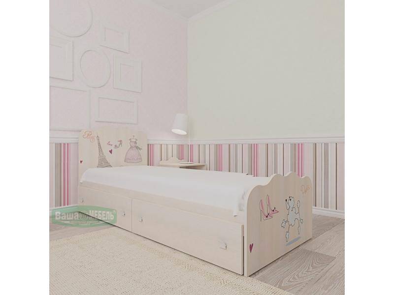 кровать детская односпальная bed paris в Махачкале
