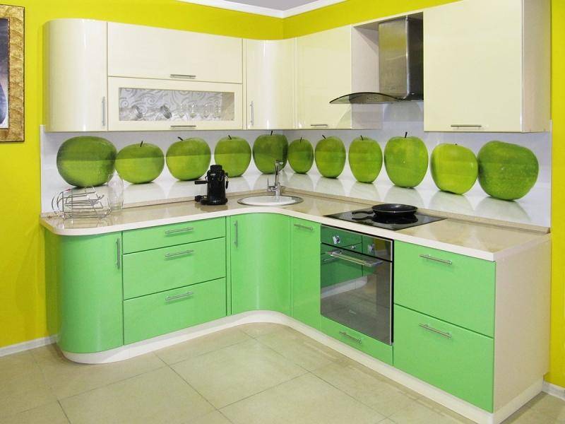 зеленый кухонный гарнитур орхидея в Махачкале