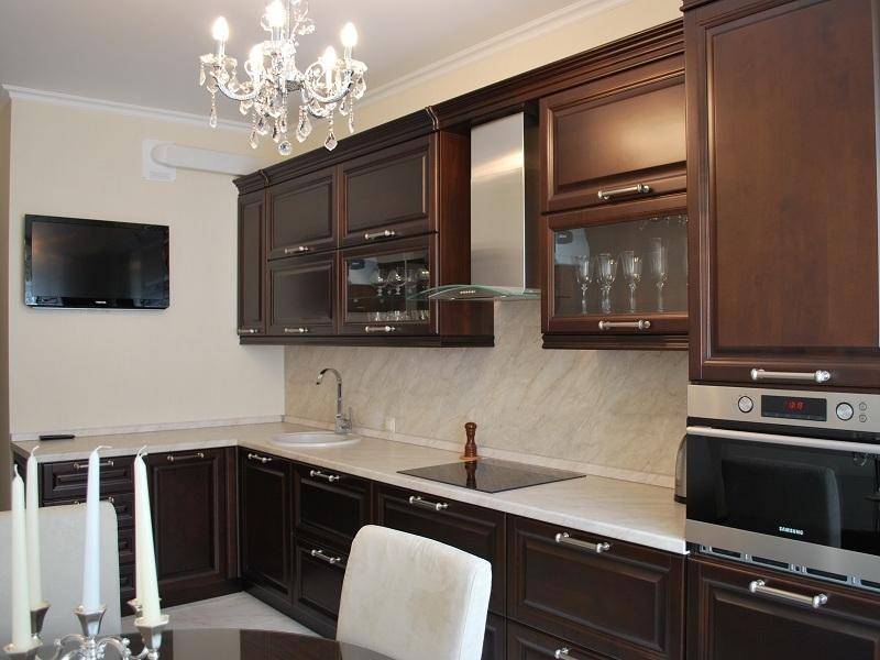 кухонный гарнитур береза цвет итальянский орех в Махачкале