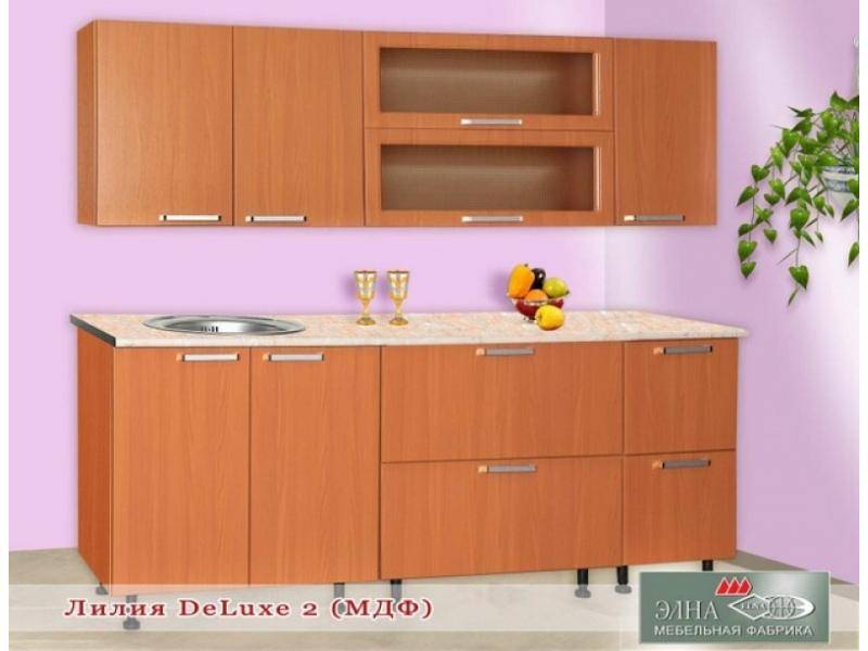 кухня прямая лилия deluxe 2 (мфд) в Махачкале