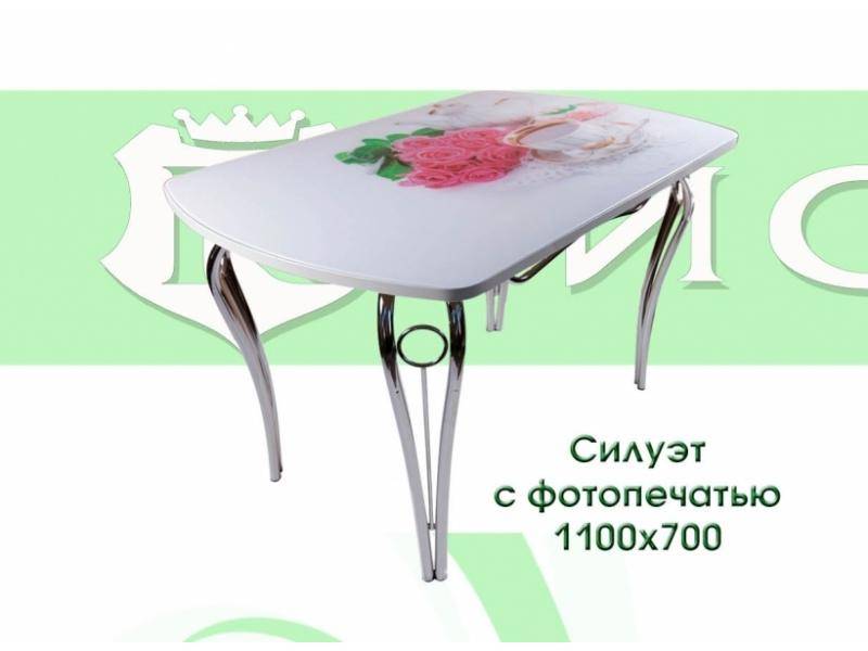 стол обеденный силуэт с фотопечатью в Махачкале