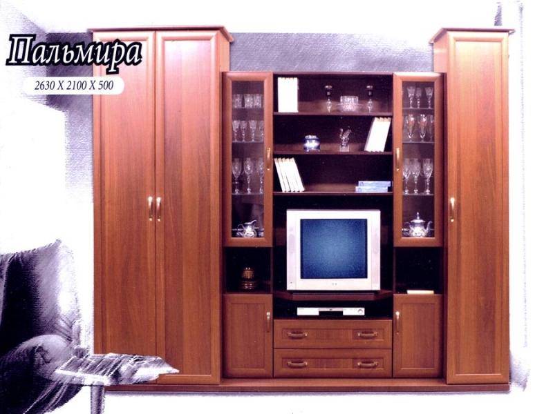 гостиная стенка пальмира 2+1 в Махачкале