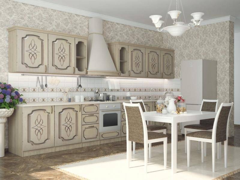 кухонный гарнитур прямой колибри в Махачкале