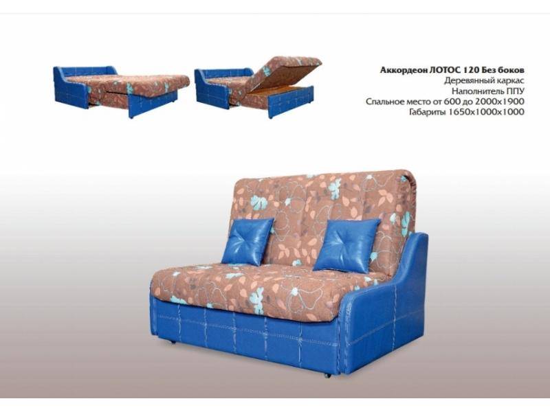 диван прямой лотос (без боков) в Махачкале