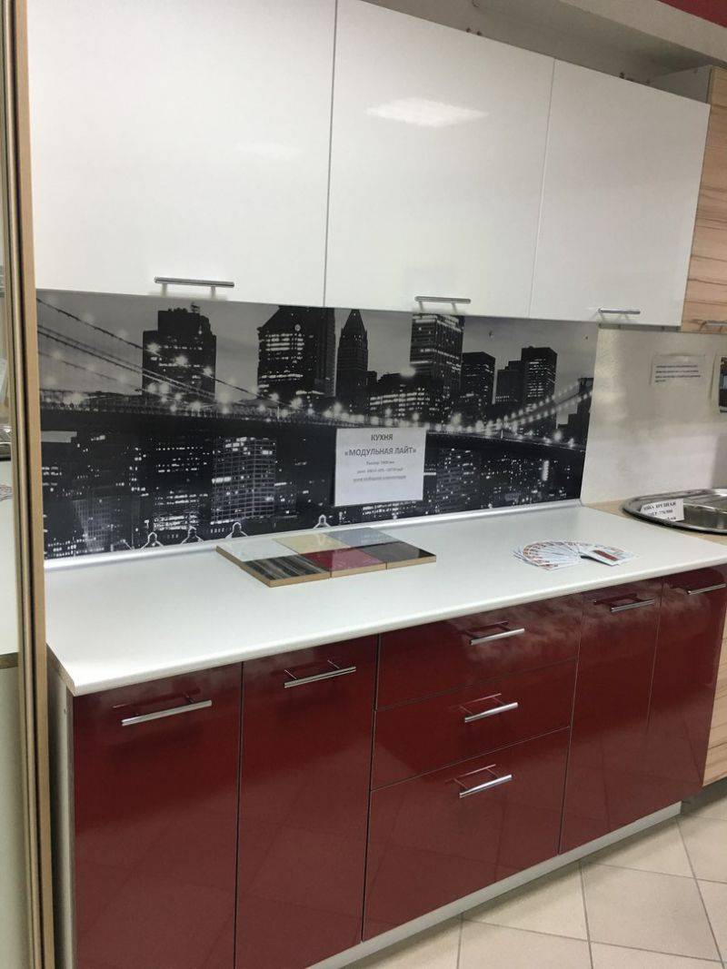 кухня из пластика 1,8м в Махачкале