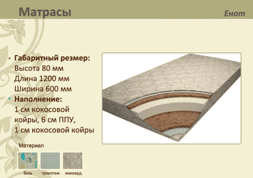 детский матрас енот в Махачкале