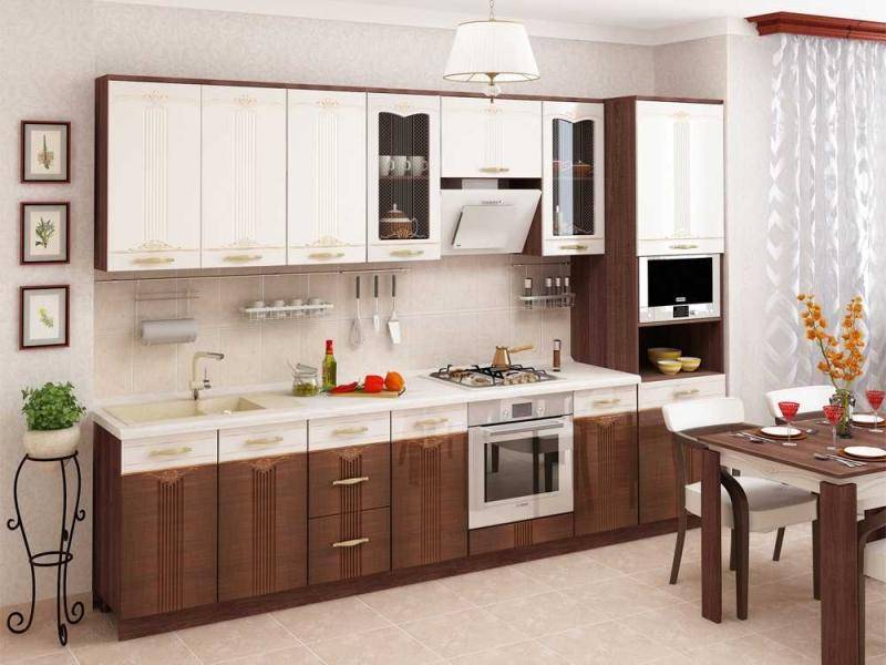 кухонный гарнитур прямой каролина 11 в Махачкале