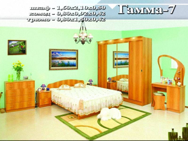 спальный гарнитур «гамма 7» в Махачкале