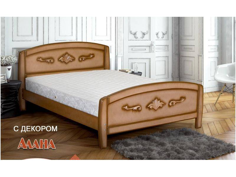 двуспальная кровать алана с декором в Махачкале