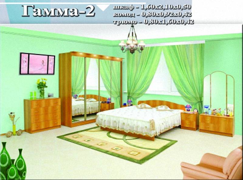 спальный гарнитур «гамма 2» в Махачкале