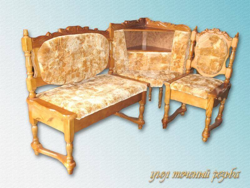 кухонный уголок точеный резьба в Махачкале