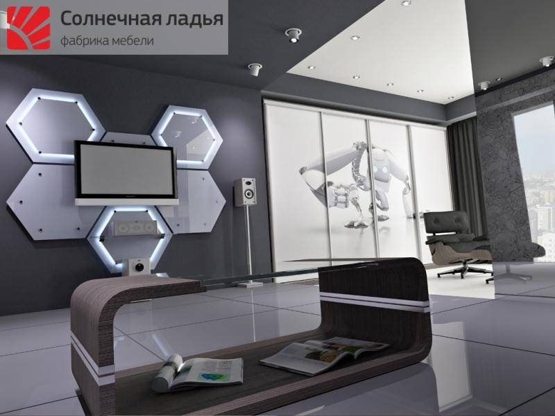 шкаф - купе для гостиной 11 в Махачкале