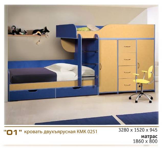 двухъярусная кровать «01» в Махачкале