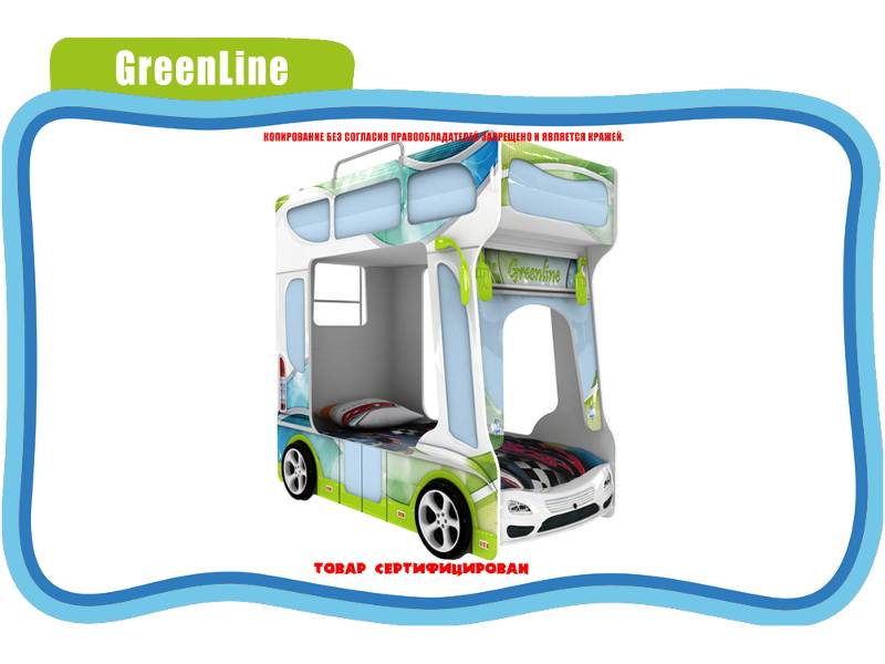 кровать детская green line в Махачкале