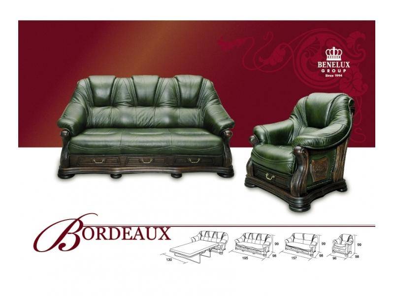 диван из кожи bordeaux в Махачкале