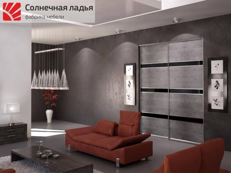 шкаф - купе для гостиной 18 в Махачкале