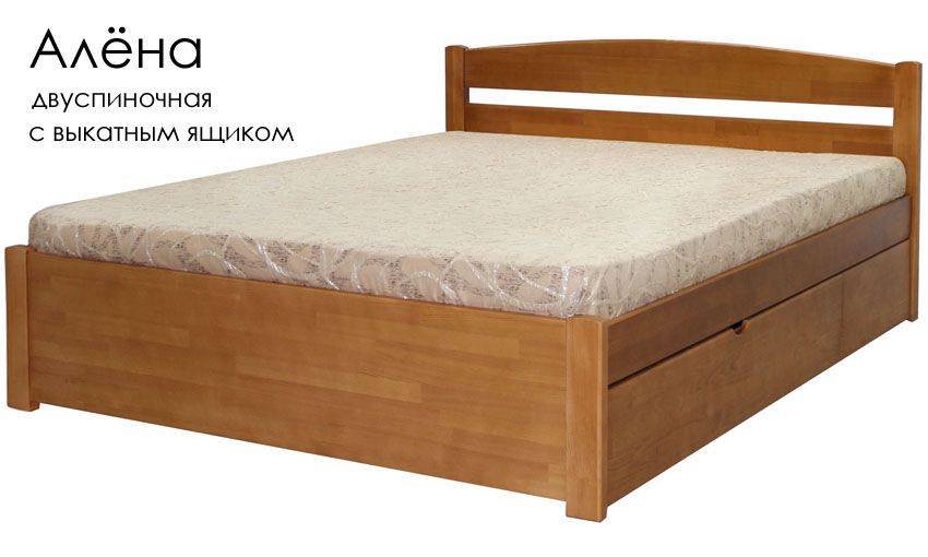 кровать алёна из массива сосны в Махачкале