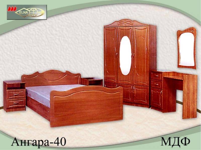 спальный гарнитур ангара 40 (мдф) в Махачкале