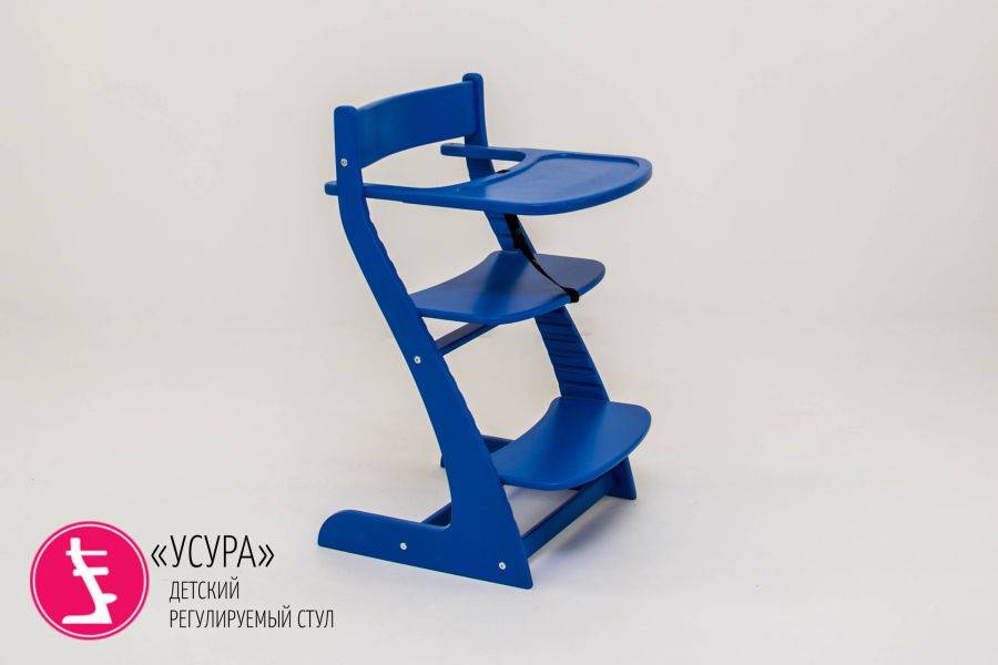 детский растущий регулируемый стул усура синий в Махачкале
