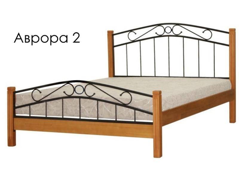 кровать аврора 2 с элементами ковки в Махачкале
