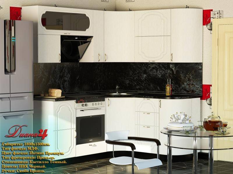 угловая кухня диана 4 в Махачкале