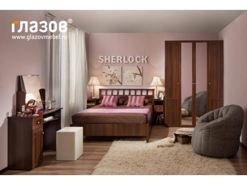 спальня sherlock в декоре орех шоколадный в Махачкале