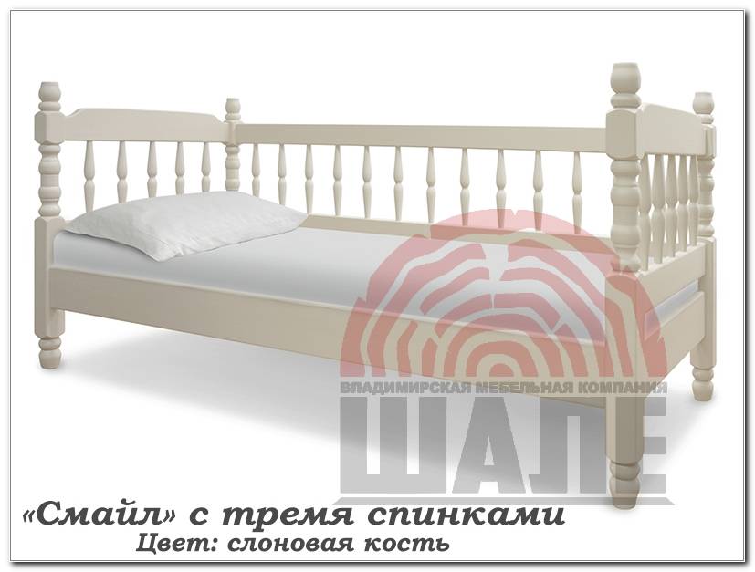детская кровать смайл массив сосны в Махачкале
