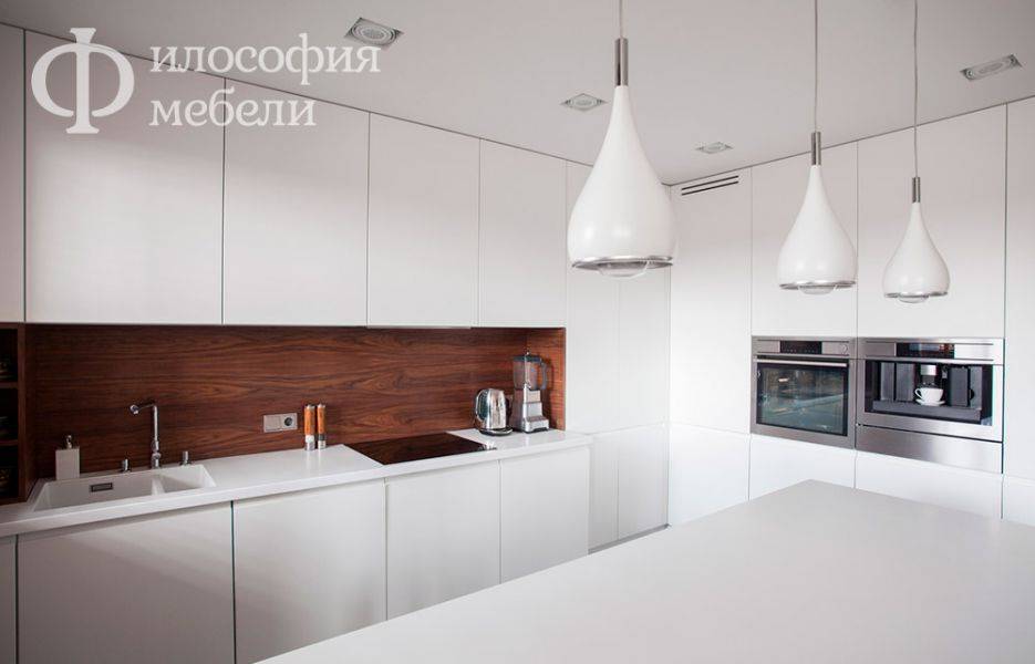 белая кухня №7 в Махачкале
