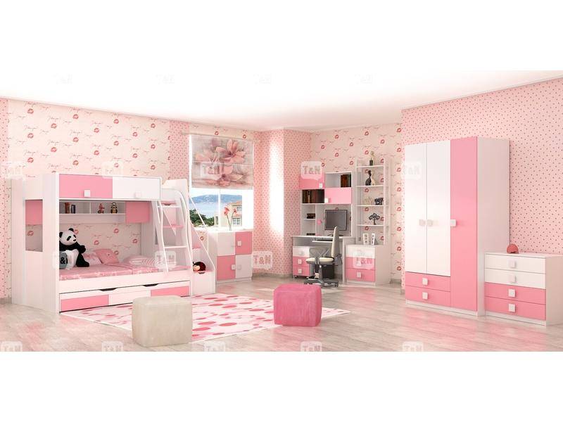 детская двухъярусная кровать rich pink в Махачкале