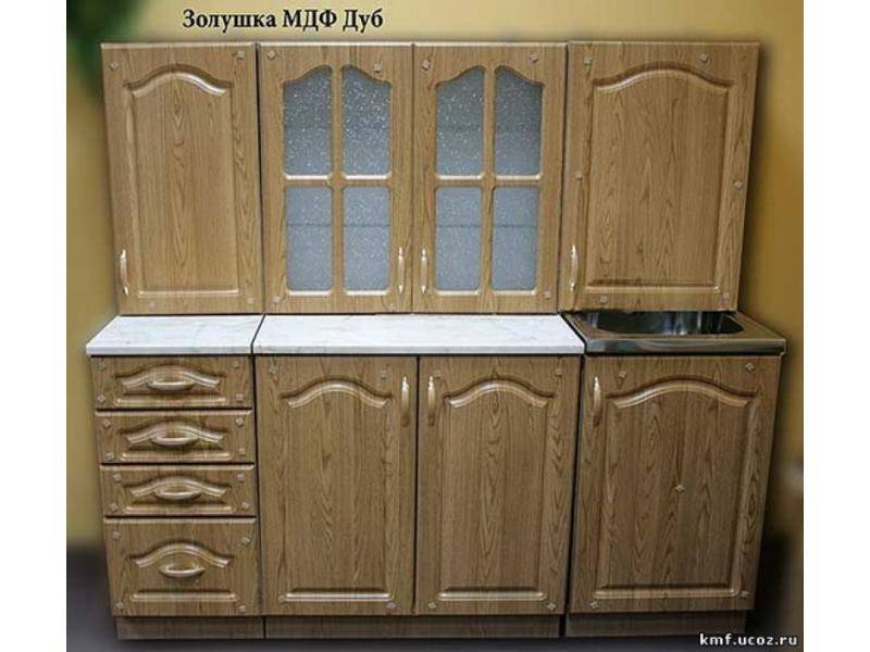 кухня золушка мдф дуб в Махачкале