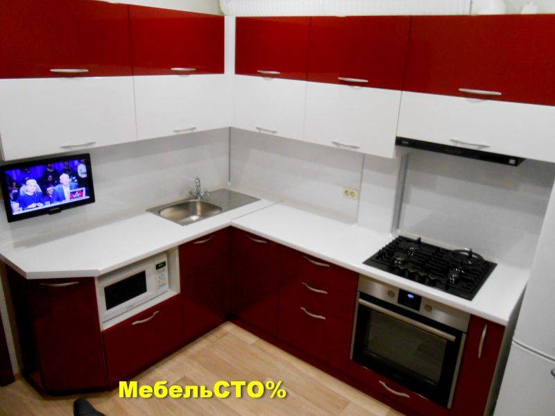 кухонный гарнитур гранат глянец в Махачкале