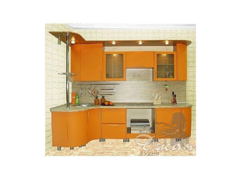 кухня с барной стойкой в Махачкале