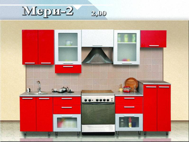 кухня прямая «мери - 2» в Махачкале