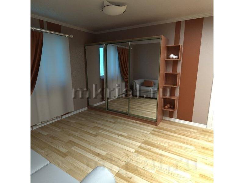 шкаф-купе 3 створки вариант 9 в Махачкале