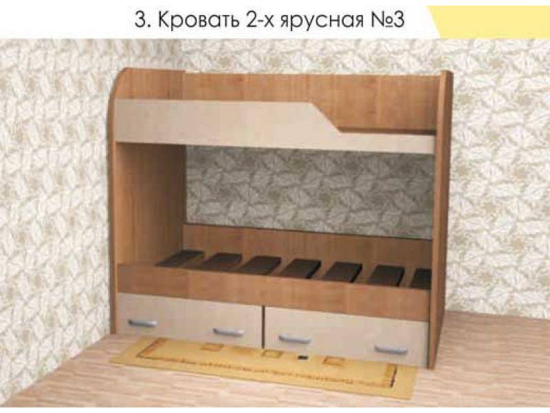 кровать двухъярусная 3 в Махачкале